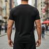 Aeronautica Militare Black T-Shirt Men' V-Neck T-Shirt Scoti006J508-34300
