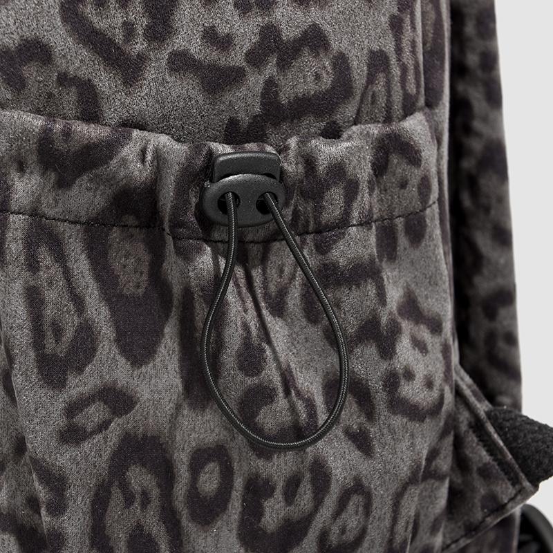 Leopard Print Backpack Travel Backpack Women's Schoolbag