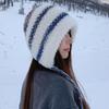 Korean Style Ear Protection Hat Windproof Knitted Warm Hat Fashion Plush Earmuffs Cap  Outdoor