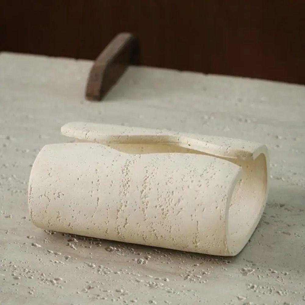 Rectangular Artistic Napkin Holder Vintage Tissue Paper Case Bathroom Decoration