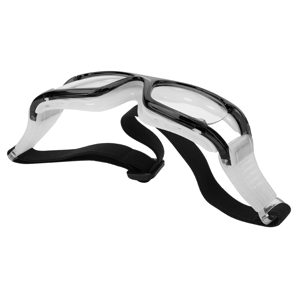 Outdoor Sport Training Safety Glasses Frame Protective Goggles for Cycling Football Basketball Practicingblack