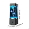 Jellyfish Lamp Desk Mood Decor Electric Sensory Room Led Aquarium Night Light for Bedroom