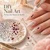 1440 PCS / Set Mini Flat Bottom Sparkling Diamond Nail Jewelry Set