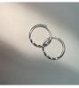 Korean Style S925 Sterling Silver Minimalist Twisted Wave Band Ring for Women - Simple, Elegant, Stacking Ring, New Trend