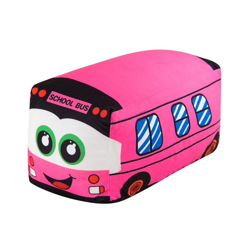 Creative Plush Cartoon Van Toy for Baby Boys and Kindergartens