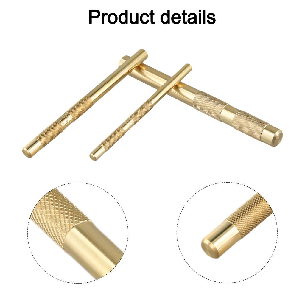 Brass Punch Set Hand Tool Punches Engineering Use Construction Projects 3 8 Inch Punch High Machinability Erosion Resistant