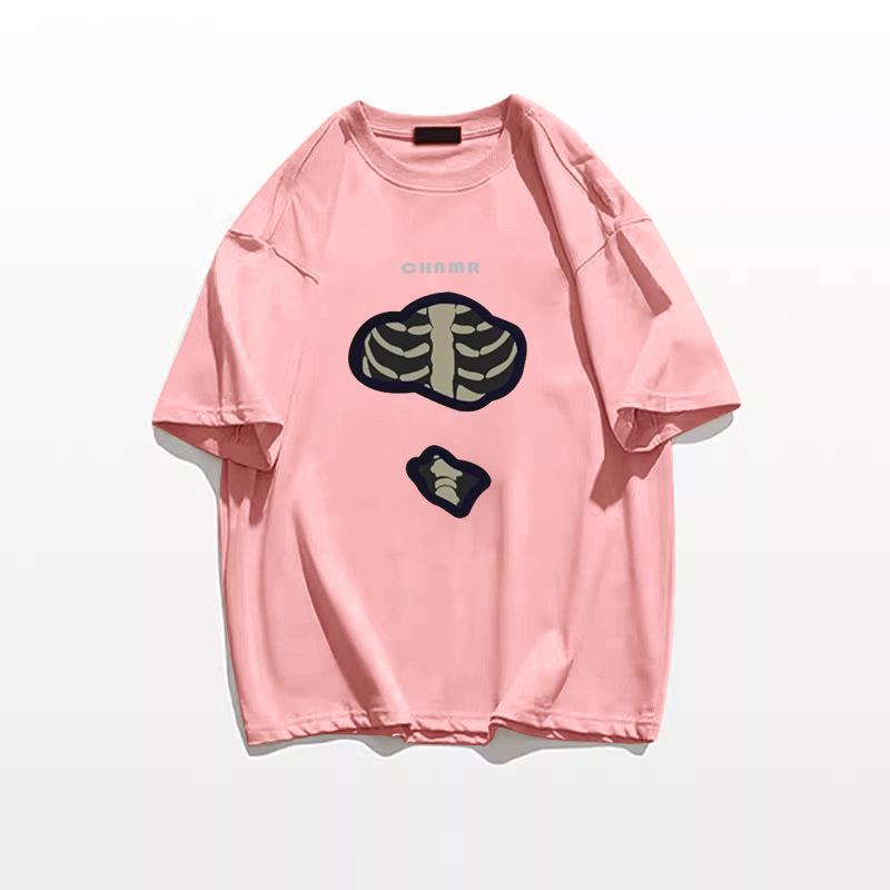 

Plus Size Women s Black Pure Cotton Short Sleeve T-Shirt, 2025 American Design, Straight Shoulder, Loose Fit. 3XL Premium Quality розовый