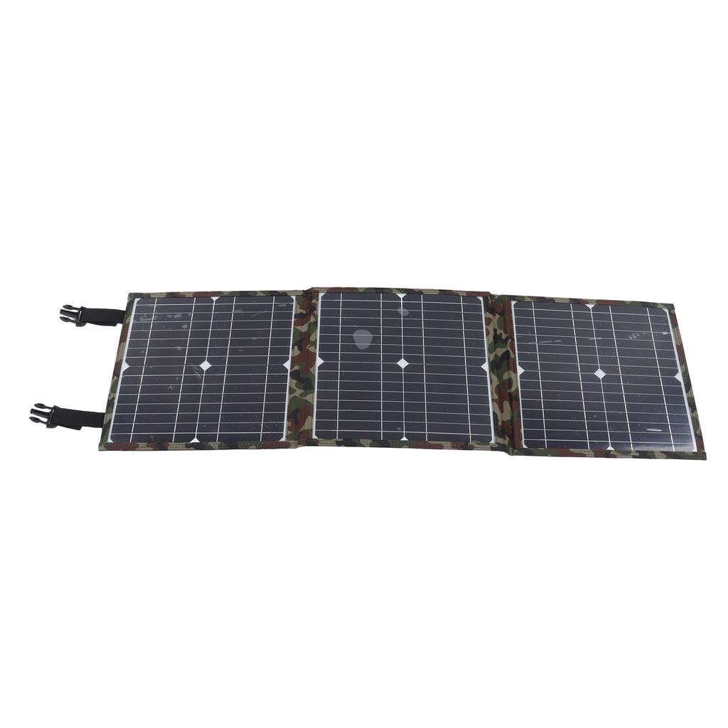 Camo Foldable Solar Panel 18V 36W Energy Saving Monocrystalline Silicon Material Portable Solar