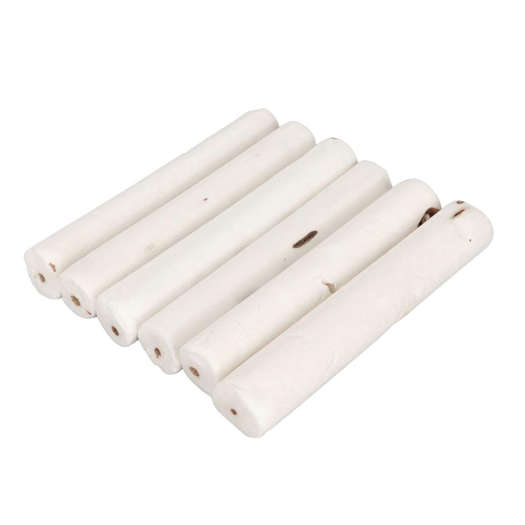 Bird Chewing Sticks Lightweight Barkless Wooden Foot Toy Parrot Shredding Stick for Budgie