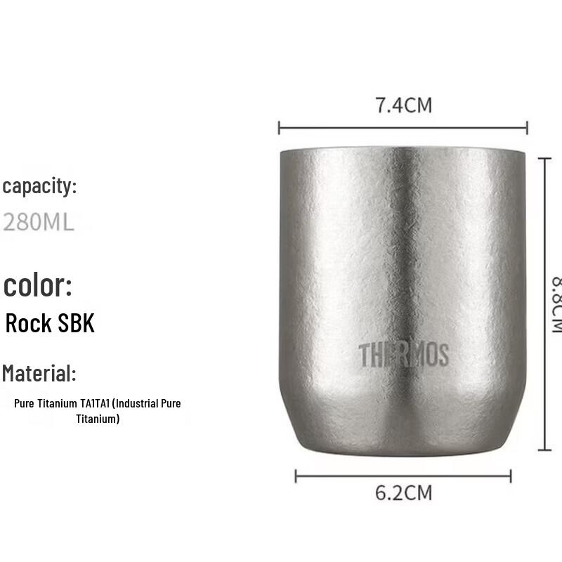 THERMOS Observation Series Titanium Desktop Mug