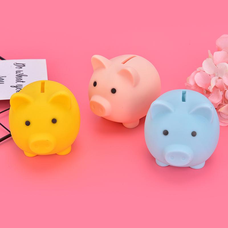 1pcs Cute Small Piggy Bank Money Boxes Storage Kids Toys  Home Decor Money Saving Box Children Piggy Money Bank