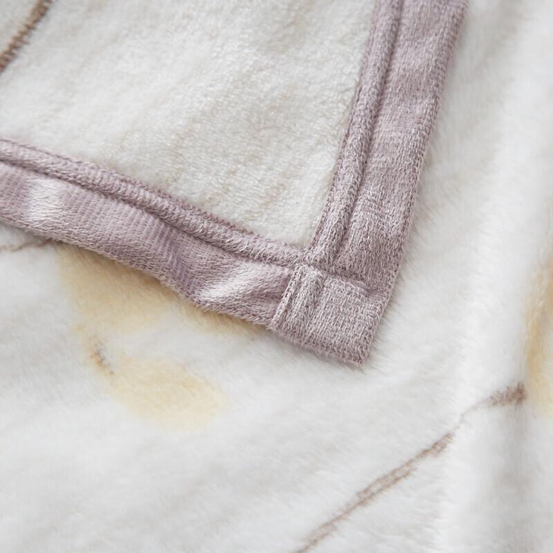 Hengyuanxiang Gardenia Blossom Flannel Blanket