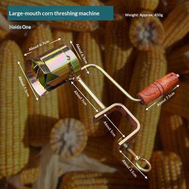 Hand Crank Corn Peeler Thresher Shucker Clip Design Manual Corn Threshing Tool Sheller Separator For Kitchen Accessory/Gadgets