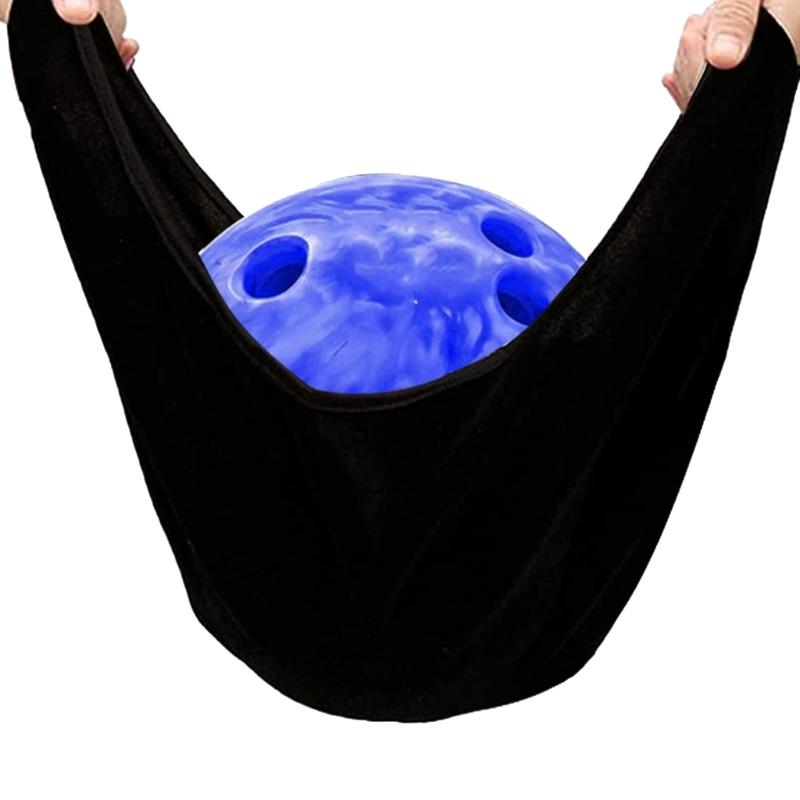 Čisticí sáček na bowlingovou kouli Přenosný z mikrovlákna Leštička a čistič bowlingových koulí