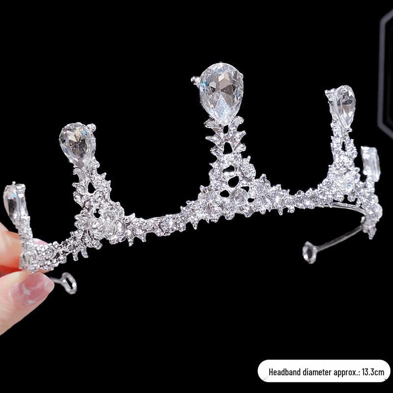 Princess Birthday Crown Headband for Girls – High-end Hair Accessories & Clip