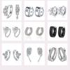 New 925 Sterling Silver High Quality AAA Zircon Stud Earrings For Women Exquisite Student Girlfriend Jewelry Accessories Wedding