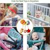 Infant Stroller Toy,Baby Car Seat Toys for Infant Bed Stroller Suitable Pram Crib Plush for Kids Spiral Activity Toy with Rattles and BB Squeaker