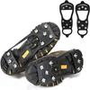 2Pcs 8-tooth Anti-Skid Ice Climbing Shoe Spikes Grips Snowshoes Covers Crampons