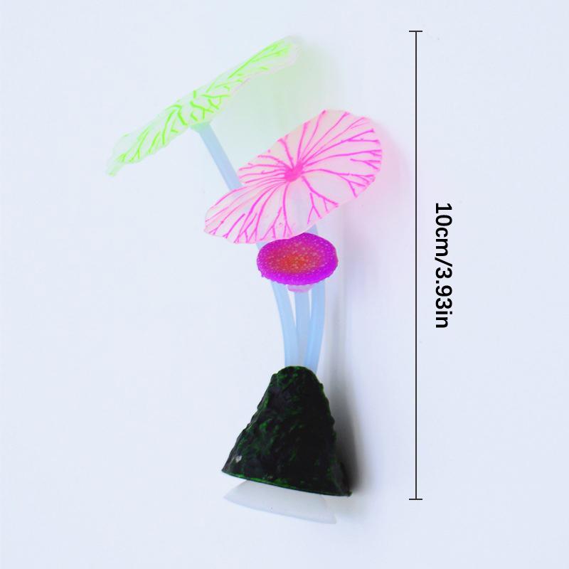 Fluorescent Aquarium Decor Fish Tank Landscaping Coral Simulation Coral Ornaments Small Underwater World Landscape Decor