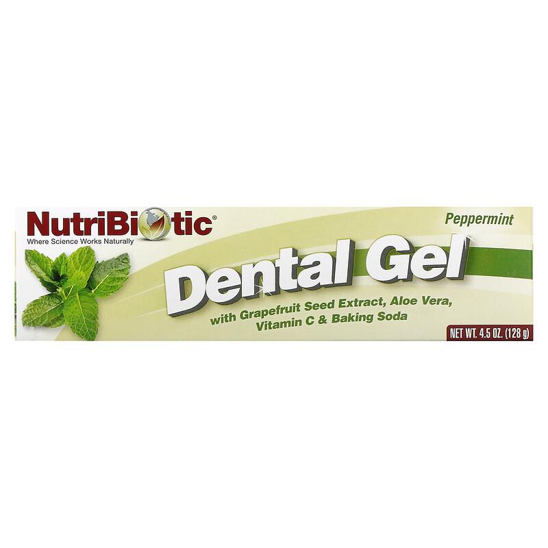 Dental Gel, Peppermint, 4.5 oz (128 g)