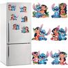 6Pcs Family Series Diamond Art Fridge Magnet Diamond Painting Refrigerator Magnet DIY Fridge Stickers for Fridge Whiteboards