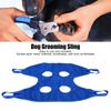 Comes with fixing harness Pet Grooming Hammock Mesh Pet Restraint Bed  Pet bathing auxiliary fixing