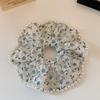 Floral Lace Pearl Scrunchie Hair Tie