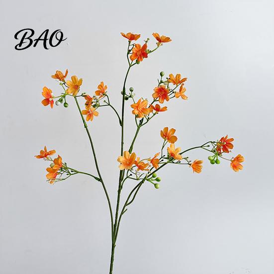 Spring Floral Decoration Artificial Flowers, with Flexible Stems Branch, Realistic Petals Long-Lasting Flowers Arrangement, for Home Wedding