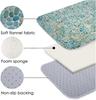 Bathroom Uses Absorbent Non Slip Bath Mats, Kitchen Floor Mats, Artistic Small Stone 3D Carpets (24x16 Inches), and Flannel Memo