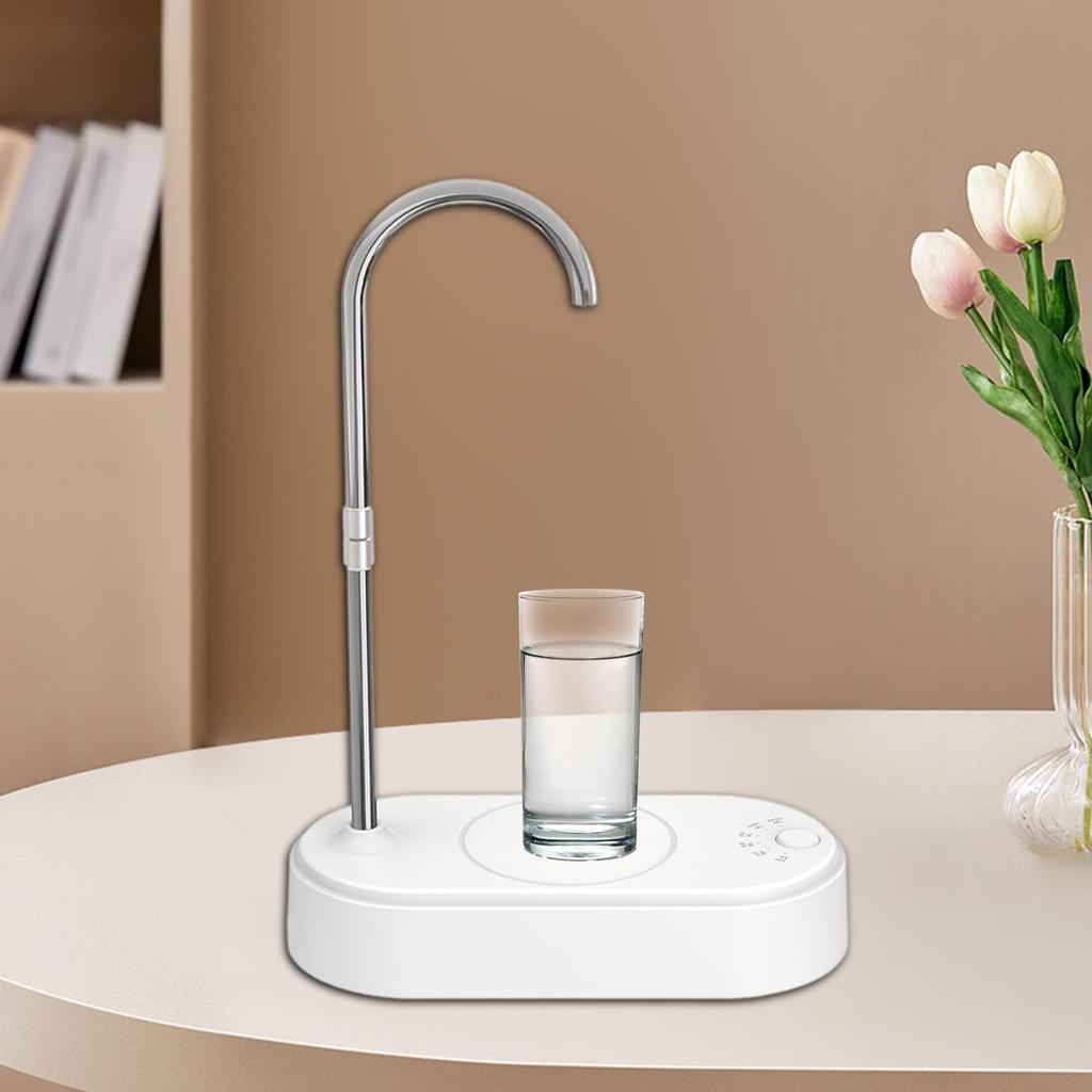 Desktop Water Bottle Dispenser Small Multipurpose Easy To Use Electric Water Jug Pump for Office Home Kitchen Camping Countertop