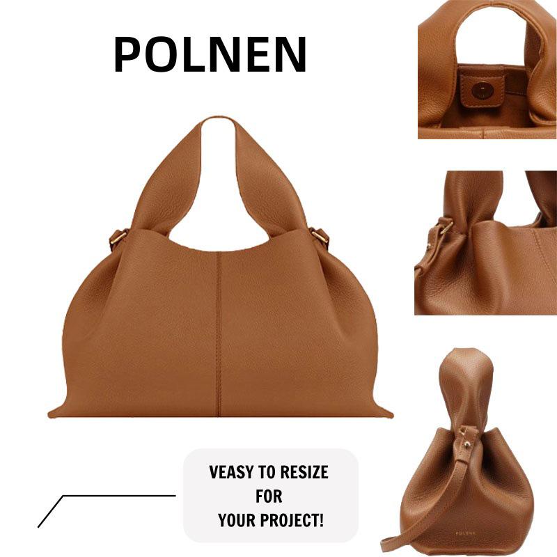 Sac Bandoulière en Cuir Véritable pour Femme Boling'en Cloud Dumpling