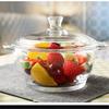 Clear Glass Casserole Bowl for Microwave Reheating, Soup Service, Porridge Serving, and Regular Kitchen Use Daily