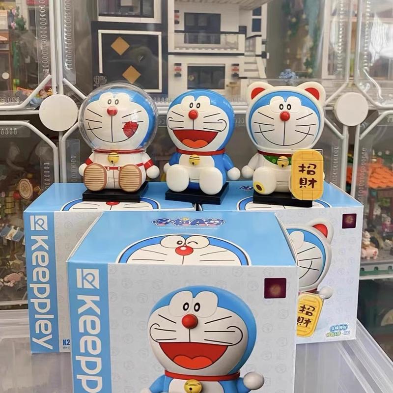 keeppley Doraemon building block model chubby series Nobita Nobi's friend assembled toy kawaii birthday gift anime peripheral