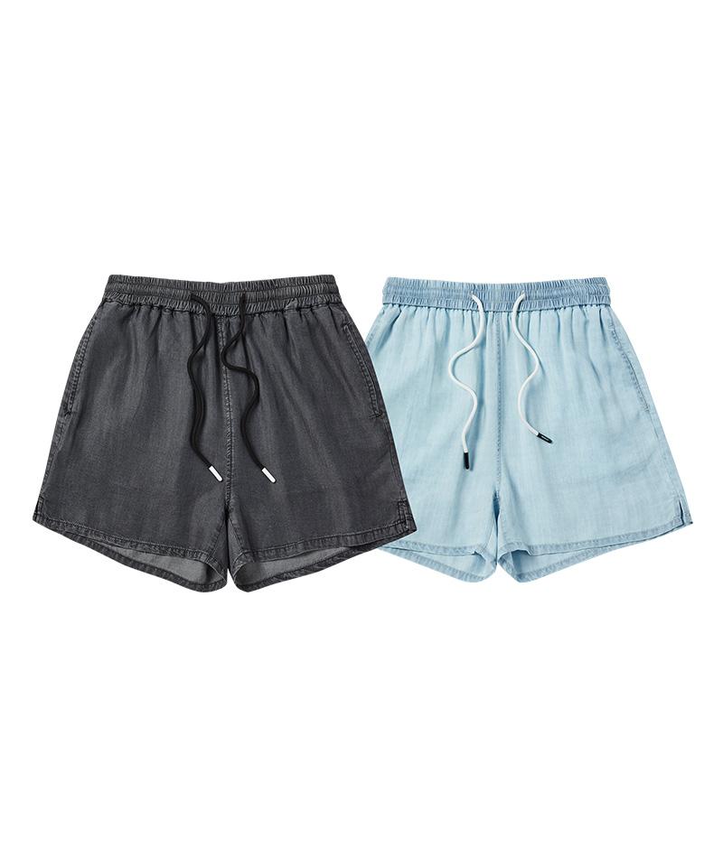 LIFEWORK Women'S) Radok Tencel Denim Shorts