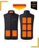Men's Smart USB Heated Vest - Multi-Zone, Safe Electric Heating, Stand-Up Collar, Constant Temperature