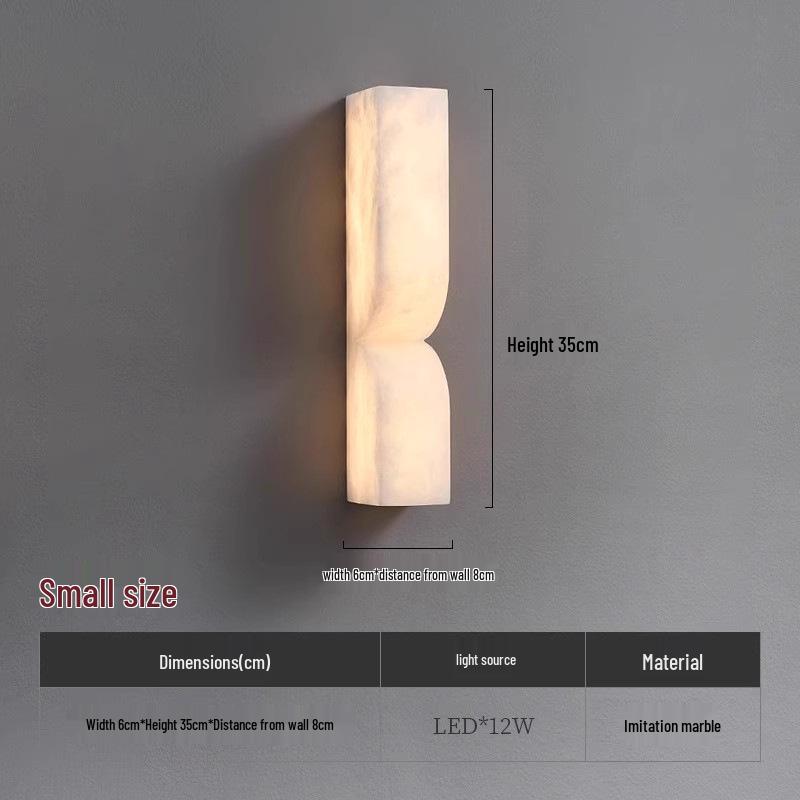 Nordic Modern Luxury Copper Wall Lamp for Bedroom or Living Room