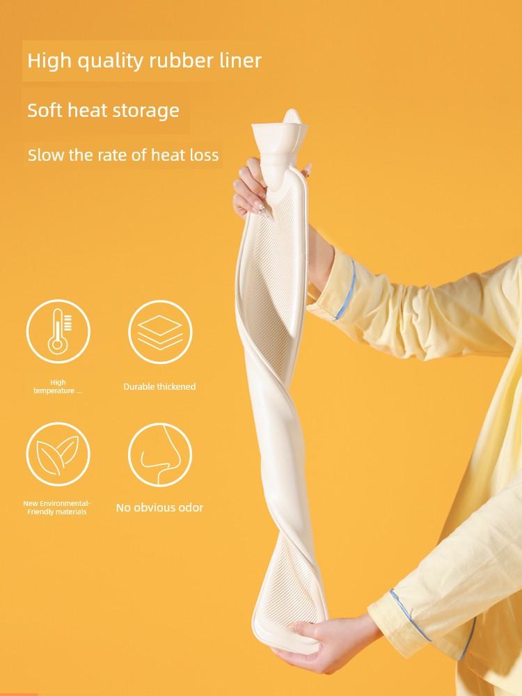 Super Long Hot Water Bag, Bed Warmer for Bed, X-long Extra Large Warm Feet, Winter Thermal Insulation Water Injection Warm Water Bag