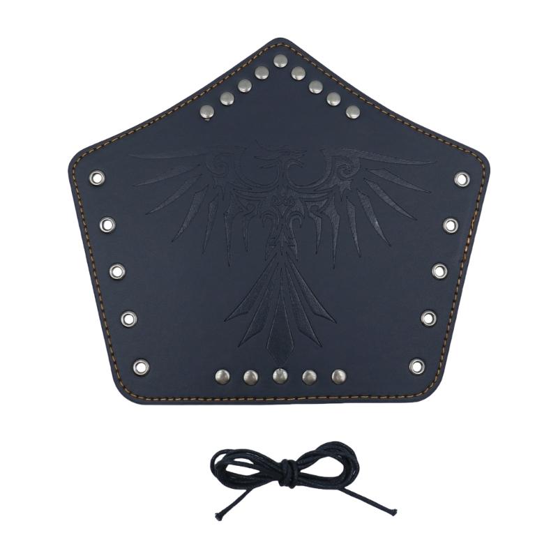 Historical Arm Guard Cosplay Arm Gauntlets Vintage Armband Knight Arm Guard Festival Costume PU Leather Arm Bracers