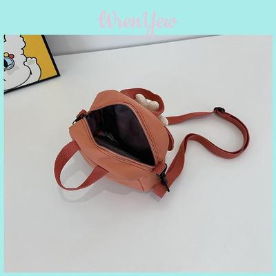 Minimalist Style Small Canvas Bag With Zipper Closure For Daily Use