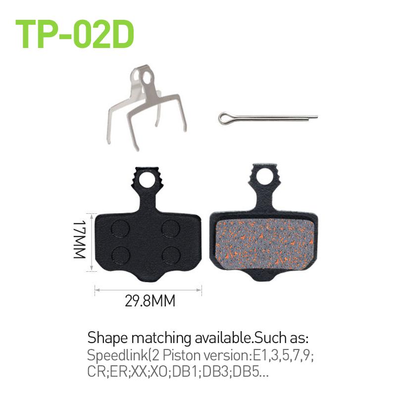 10 Pairs Semi Metal Bicycle Disc Brake Pads Are Fit for Shimano Xt M445 M375 M515 M9000 M9110 Avid Elixir 1 3 5 7 9 Bicycle Part
