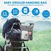 Baby Stroller Hanging Storage Bag Infant Product hanging Organizers   Portable Large Capacity Double Pockets Mesh bags for Mummy