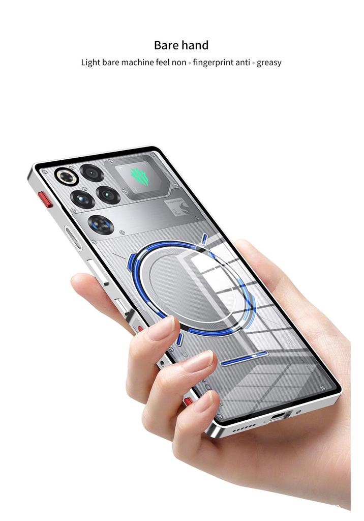 Single-Sided Snap Metal Phone Case for RedMagic 11Pro/Pro+/10 Air