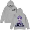 Straight Fit Printed Hoodie Unisex Streetwear Casual Sweatshirt