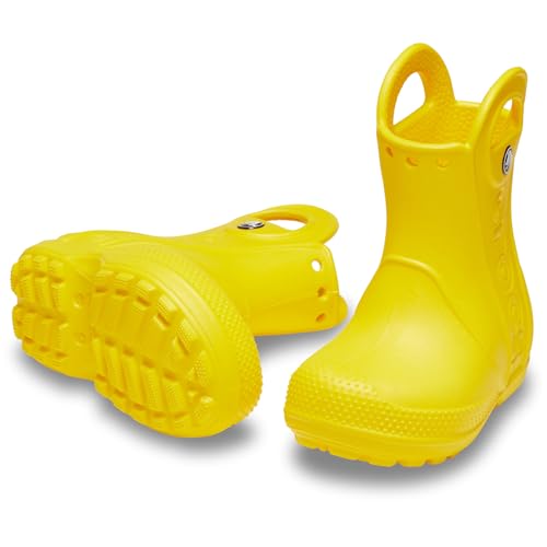 Crocs Handle It Rain Boots, Kids, Yellow, 19cm