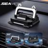 SEAMETAL Universal Dashboard Car Phone Holder 360° Rotation Stable Car Phone Mount With Parking Number Plate Smartphone Navigation Holder
