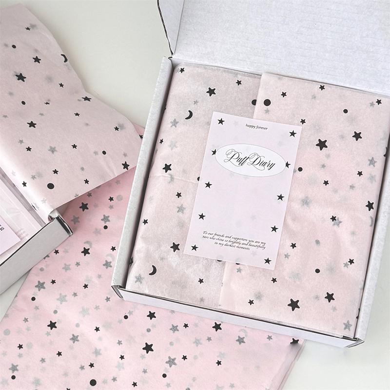 

10 шт. Звезда Луна Сиднейская бумага, замешанная вручную, хлопковая бумага, упаковочная бумага для букетов и цветов, упаковочная бумага для цветов, подарок для выпечки торта