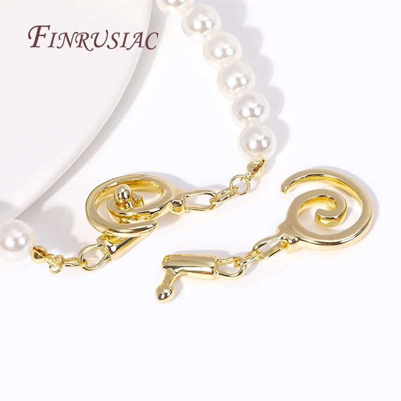 18K Gold Plated Spiral Shape OT Clasps For DIY Bracelet Necklace Components,Brass End Beads Toggle Clasps Supplies For Jewelry