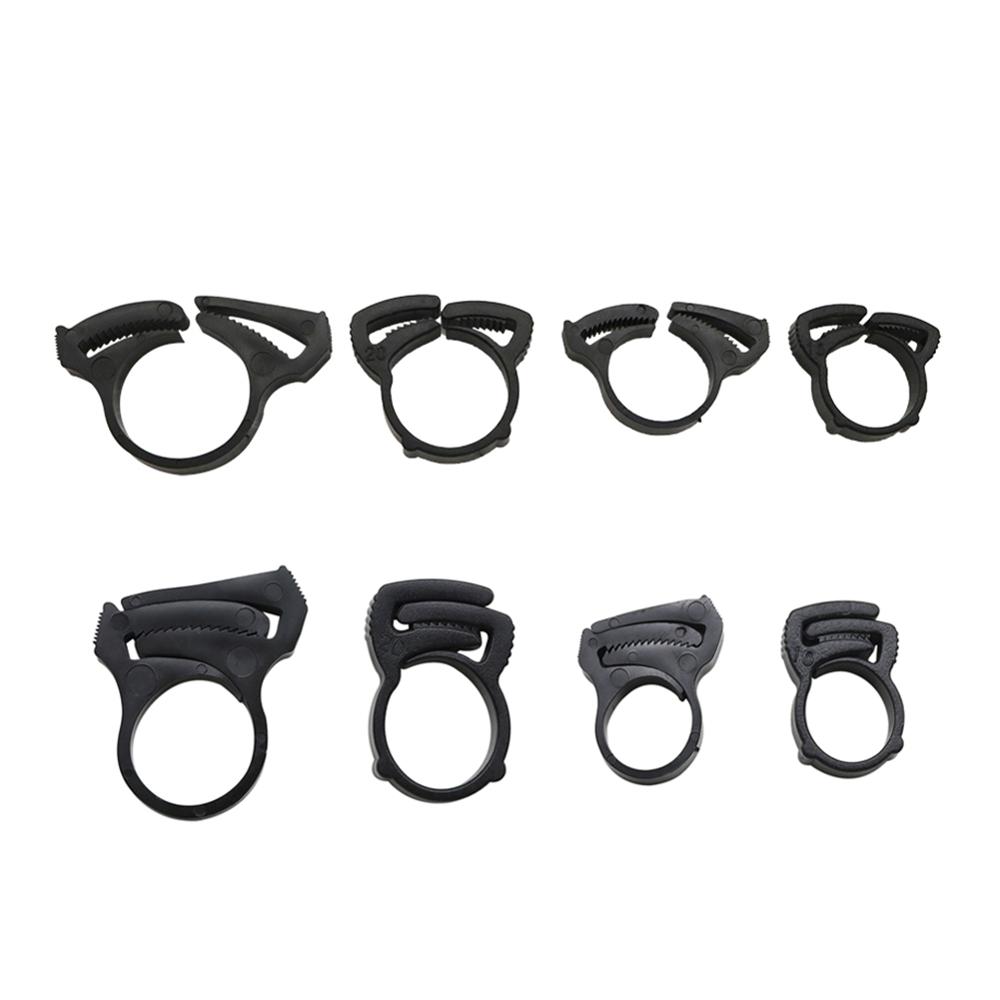 

50 Pcs Adjustable DN16 DN17 DN20 DN25 Pipe Fastening Buckles Hose Connection Fixed Clips Garden Irrigation Tube Tightening Clamp DN 16