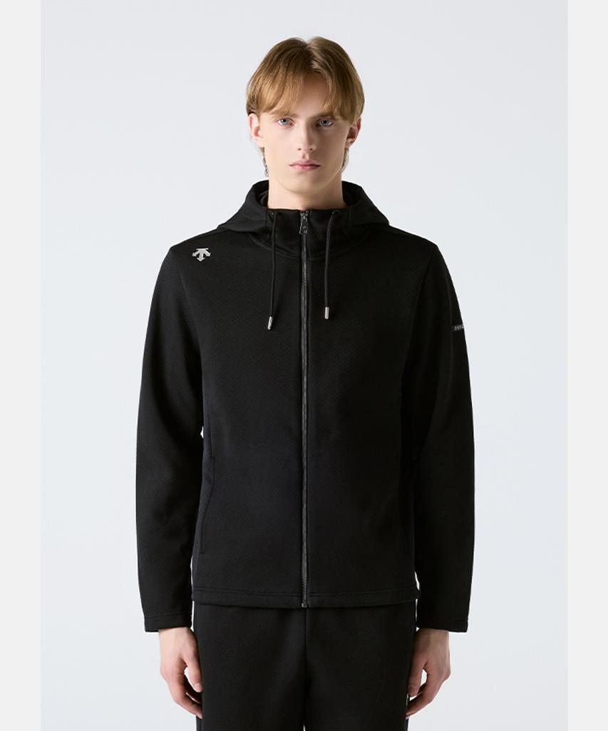 Descente Engineered Hooded Zip-Up Jacket Black Sr121Uft13