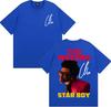 Starboy Style The Weeknd Graphic Tshirts Women Unisexs Clothing Hip Hop Harajuku T Shirt Summer Tops Oversized Tshirt Streetwear